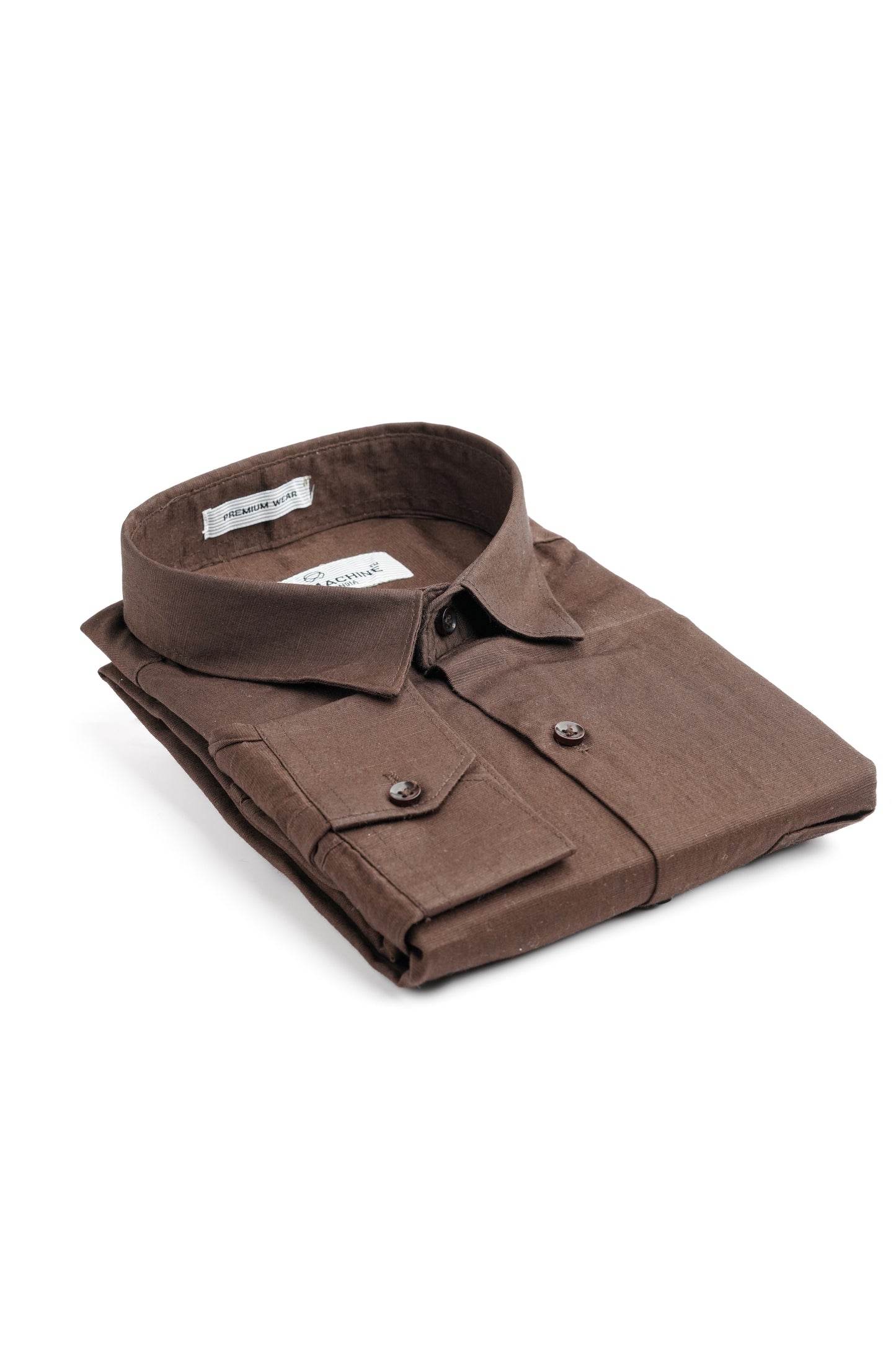 folded Brown colour Rodi Machine shirt