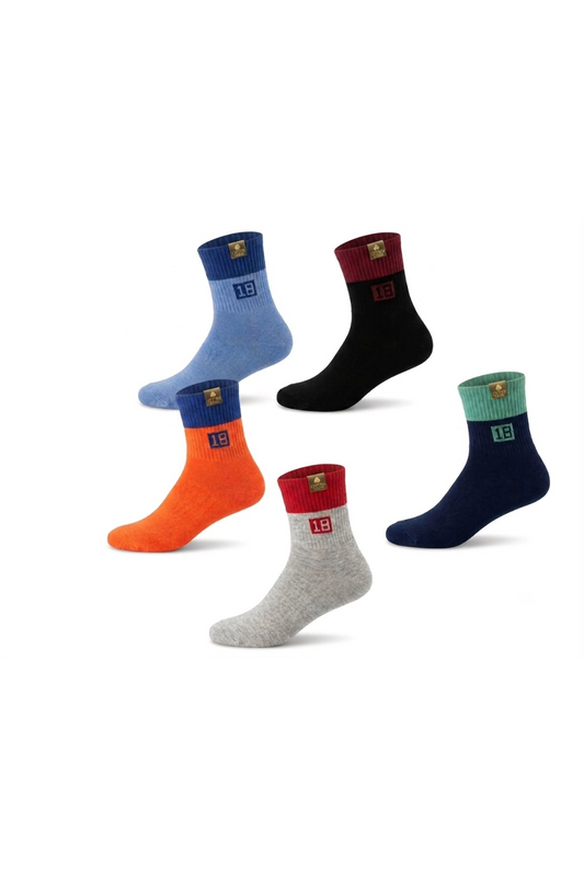 1EIGHT men ankle multicolor socks